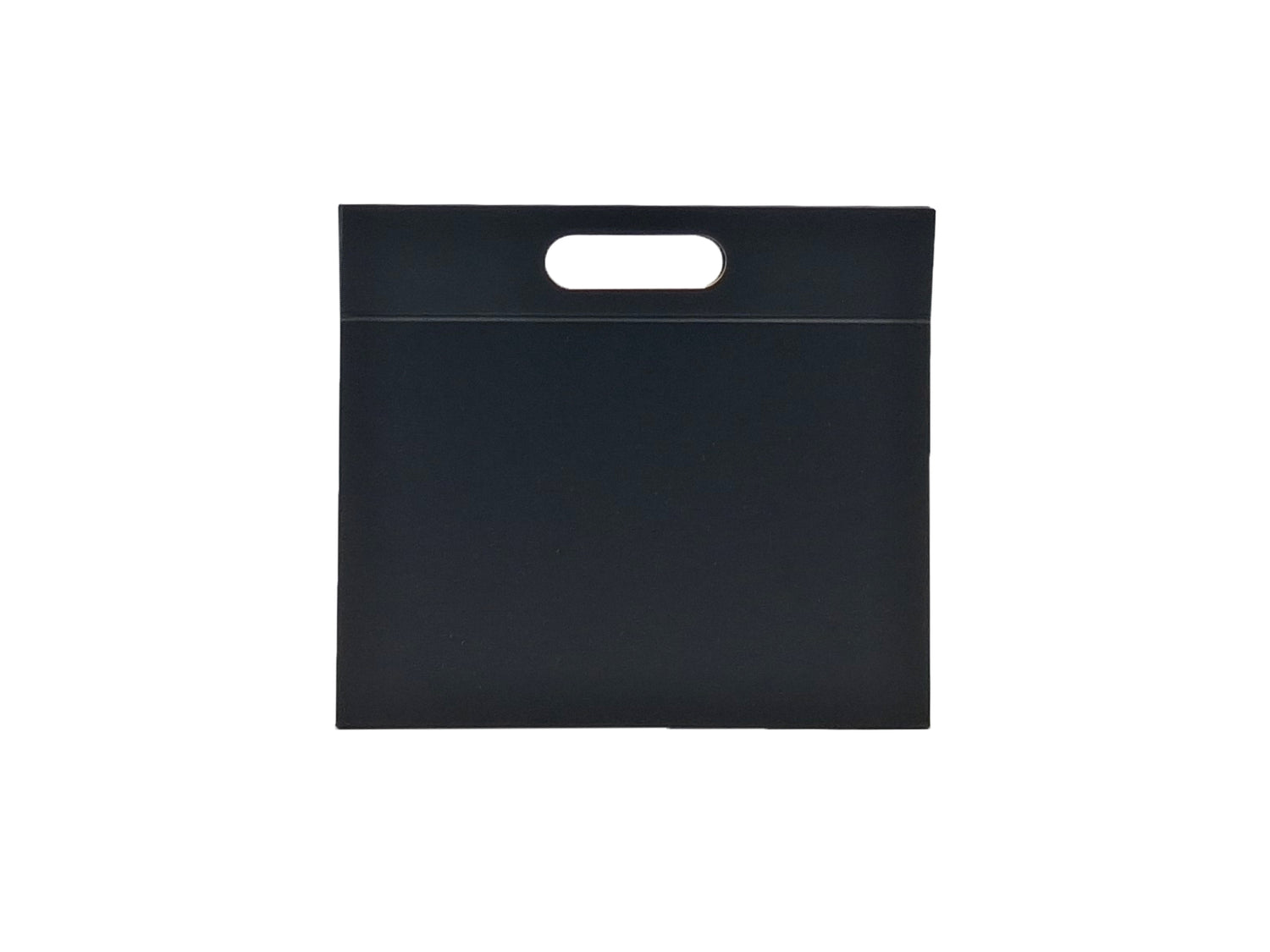 Caixa Mala Premium Triangular com Pega e Íman - Plastificado Mate - Preto