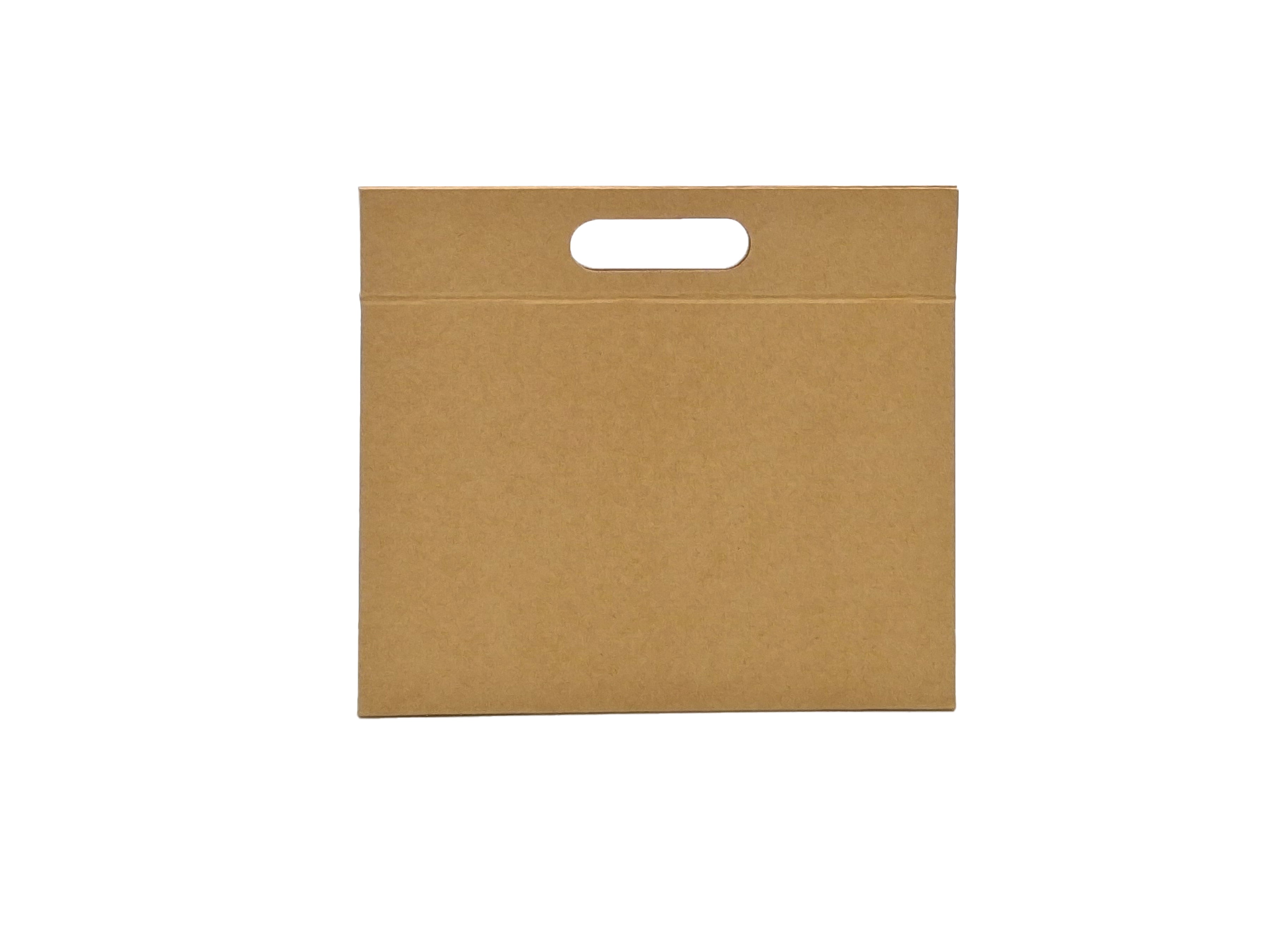 Premium Triangular Box with Handle and Magnet - Matte Laminated - Kraft