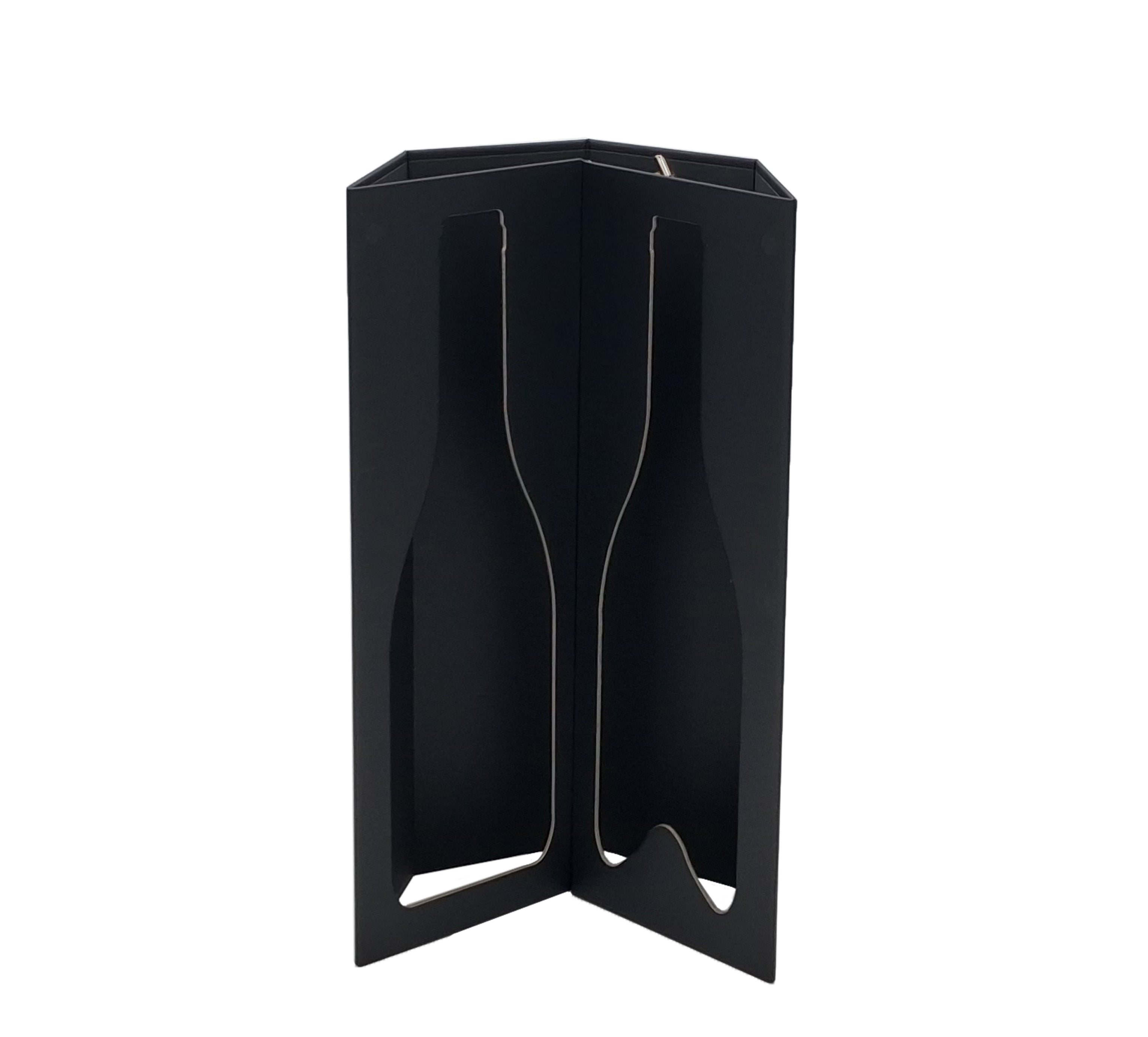 Premium Box with Magnet and Handle for Bottle - Black