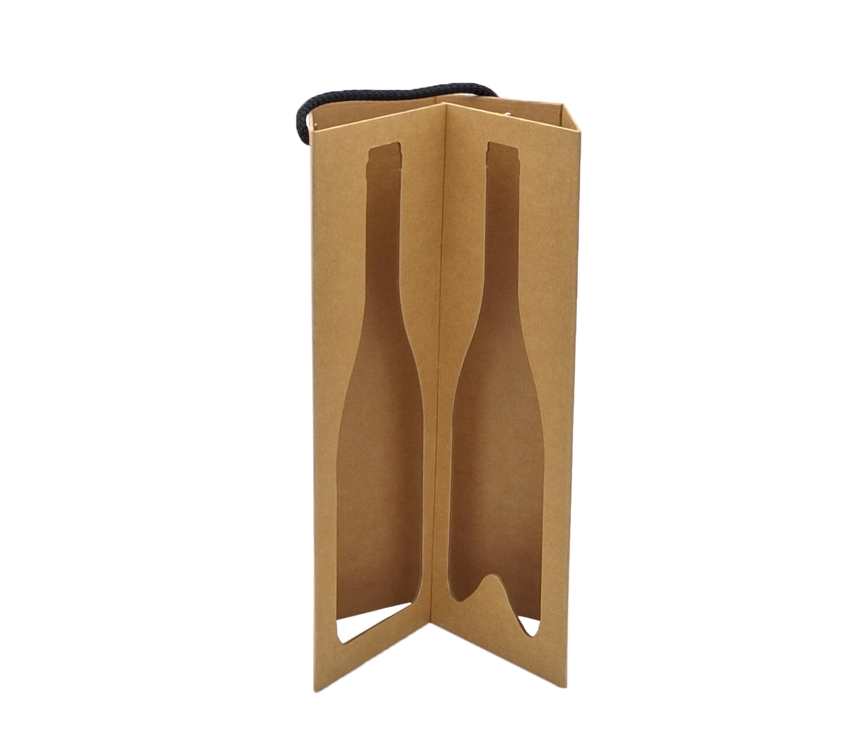 Premium Box with Magnet and Handle for Bottle - Kraft