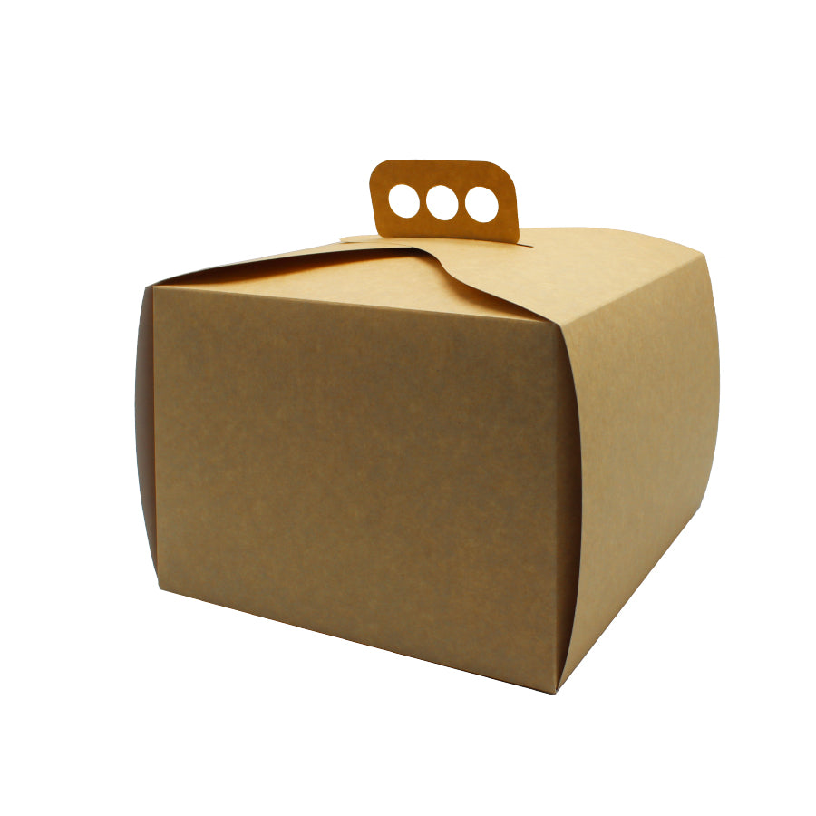 Caixas para Pastelaria com Interior Plastificado e com Pega - Kraft