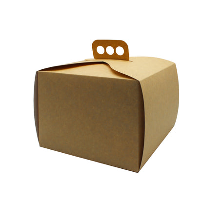 Caixas para Pastelaria com Interior Plastificado e com Pega - Kraft