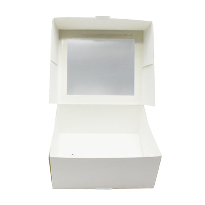 Caixas em Cartolina 250g com Janela e Tampa Basculante - Branco