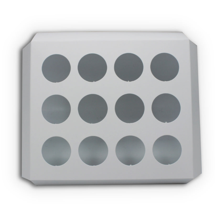 Cardboard Bases 250g for 12 Brigadeiros - White