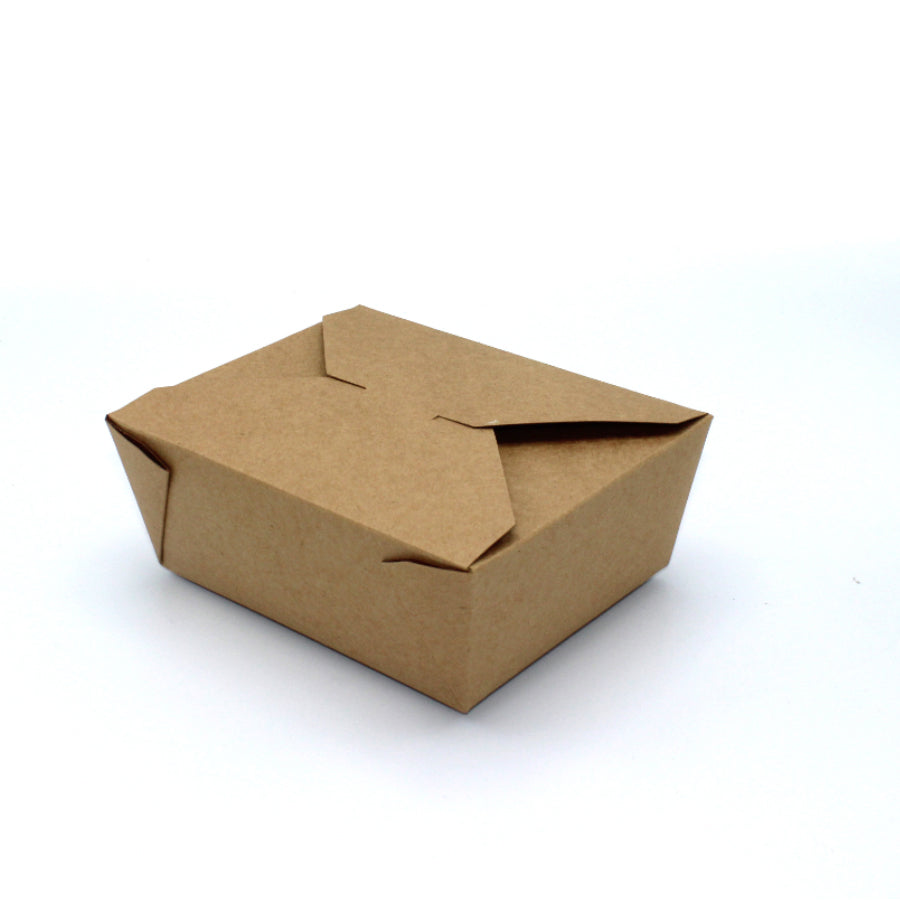 Cajas Americano para Take-Away con Interior Plastificado - Kraft