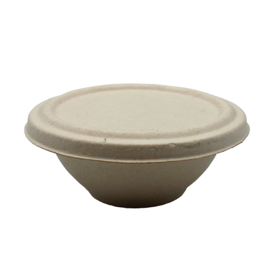 Vasos de Caña de Azúcar para Postre - Marrón Claro - 200ml