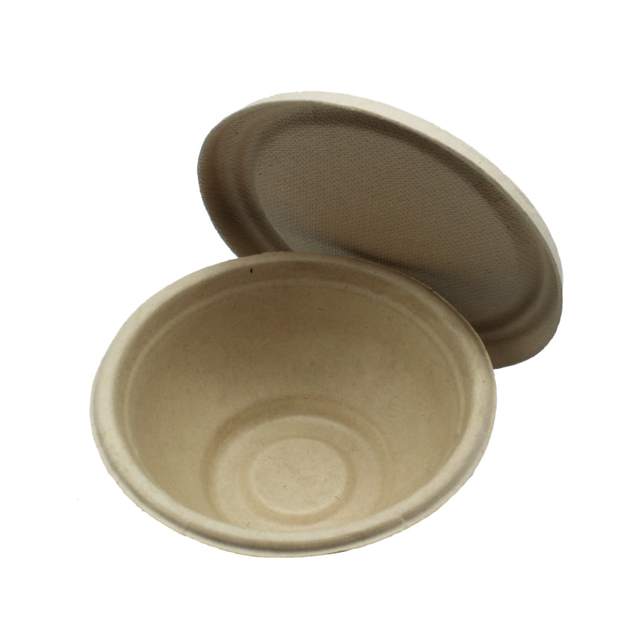 Vasos de Caña de Azúcar para Postre - Marrón Claro - 200ml