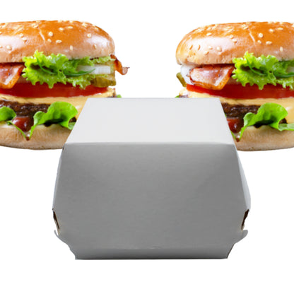 Caixas Take-Away com Tampa - Branco