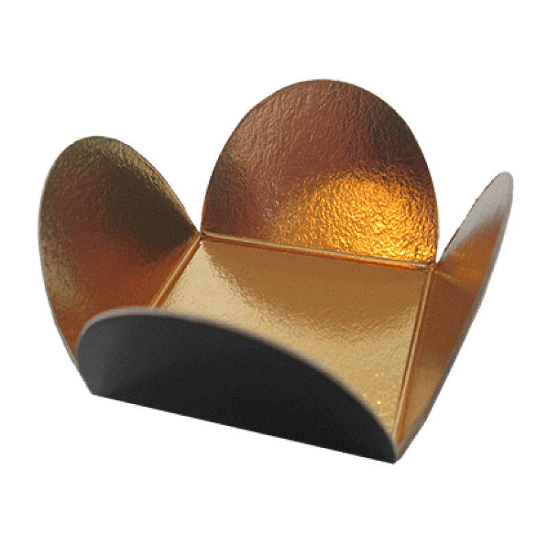 Bases de cartulina para bombones - Oro