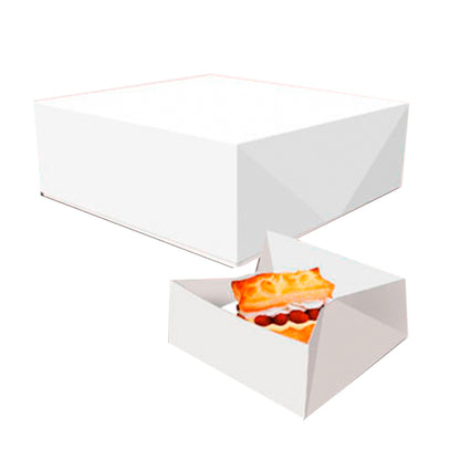 Caixas em Cartolina Folding para Bolos - Branco