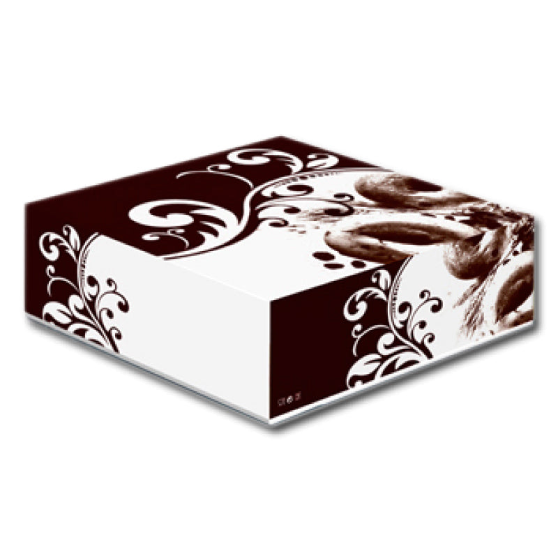 Caixas em Cartolina Folding para Bolos - Branco e Castanho