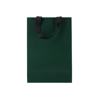 Sacos Premium Couché 250g com Fita - Plastificado Mate - Verde Escuro