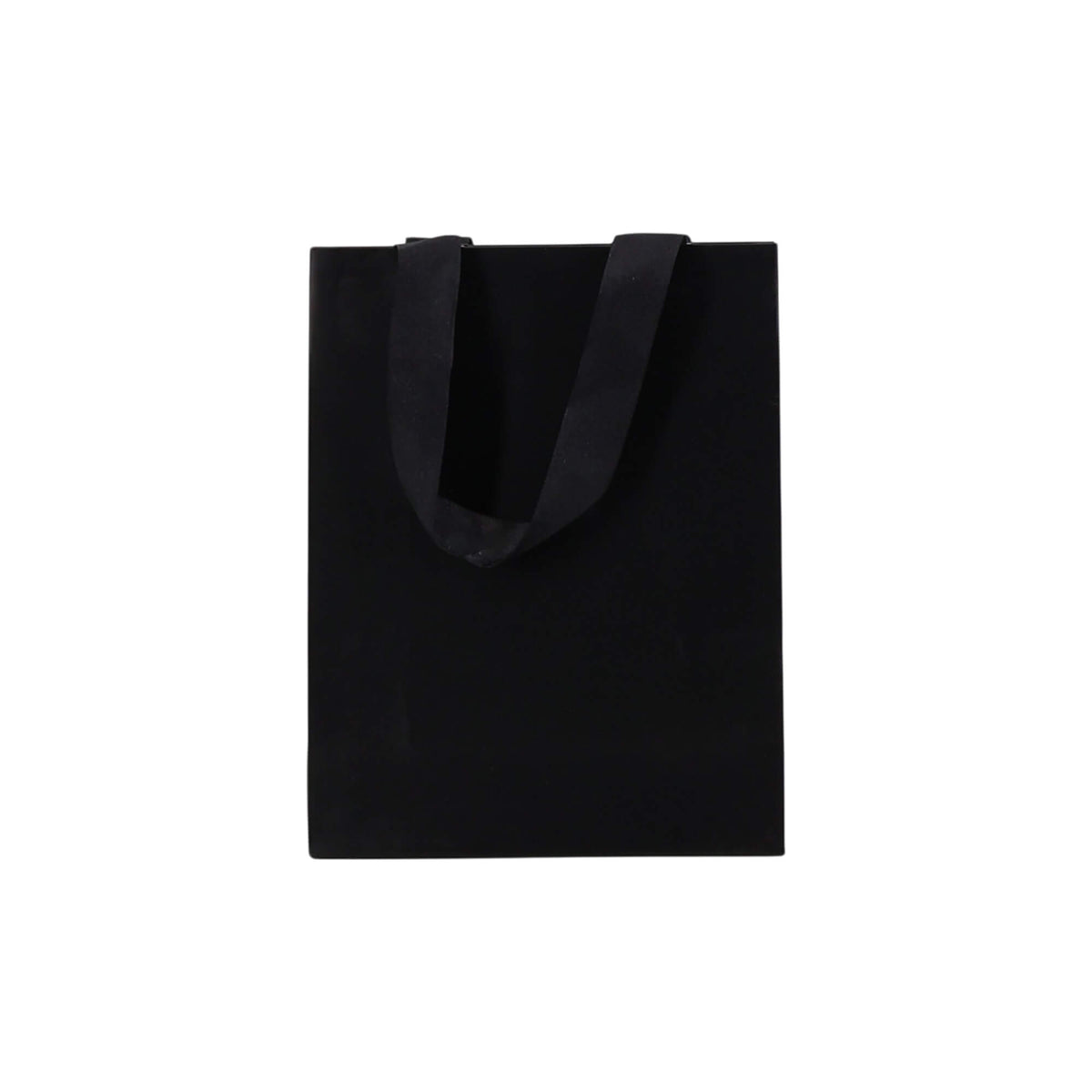 Sacos Premium Couché 250g com Fita - Plastificado Mate - Preto