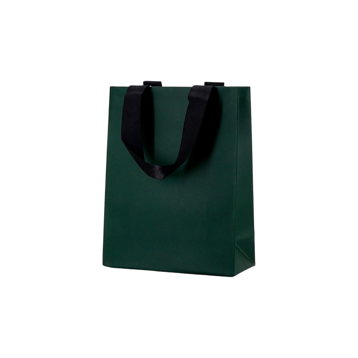 Sacos Premium Couché 250g com Fita - Plastificado Mate - Verde Escuro