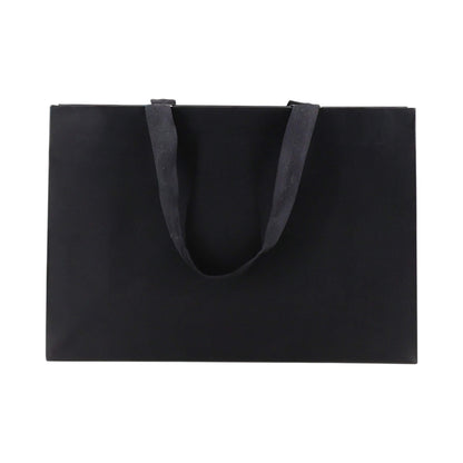 Sacos Premium Couché 250g com Fita - Plastificado Mate - Preto