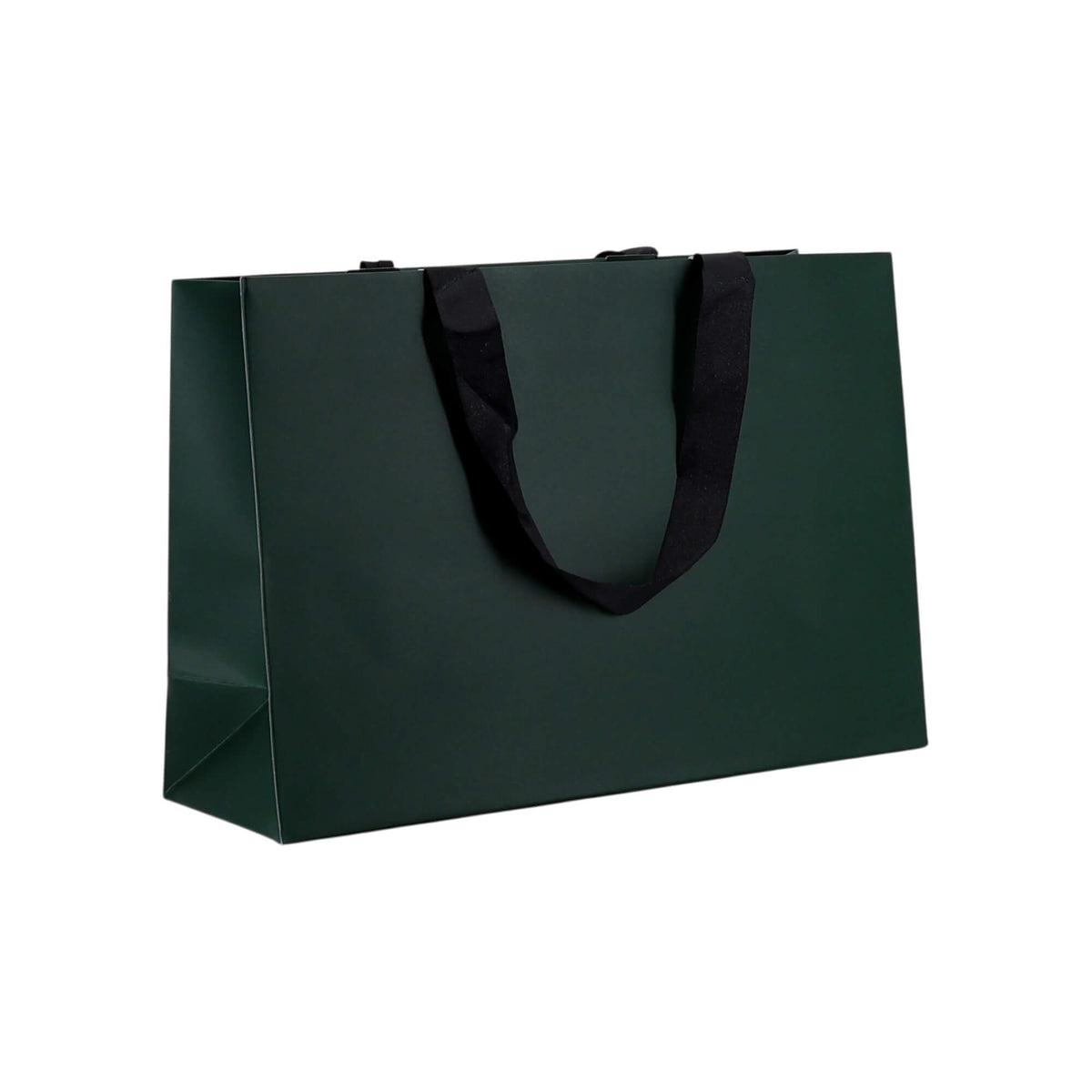 Sacos Premium Couché 250g com Fita - Plastificado Mate - Verde Escuro