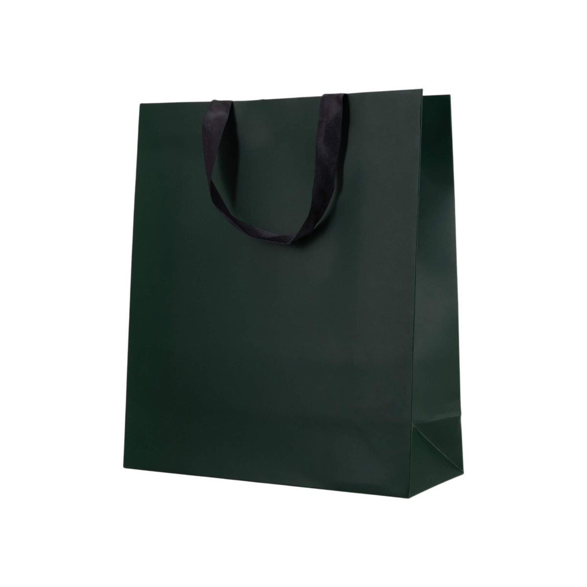 Sacos Premium Couché 250g com Fita - Plastificado Mate - Verde Escuro