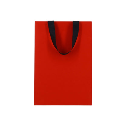 Sacos Premium Couché 250g com Fita - Plastificado Mate - Vermelho