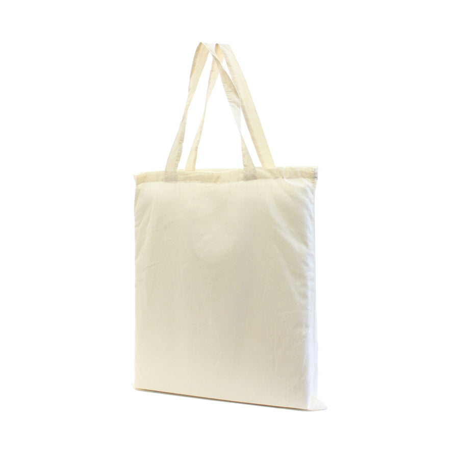 Bolso de algodón con asa de 30cm - Crudo