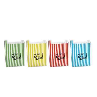 White Kraft Bags 70g - Yellow - "Look, Berlin Ball!"