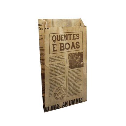 Natural Kraft Sachets - Kraft - "Hot and Tasty Chestnuts"