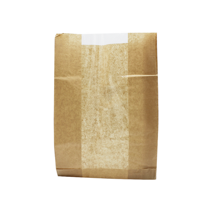 Natural Kraft Pouches with Window - Kraft