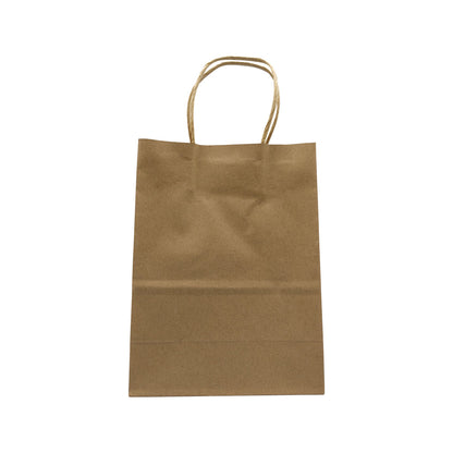 Kraft Natural Twisted Handle Bags 120gsm - Kraft