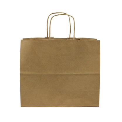 Kraft Natural Twisted Handle Bags 120gsm - Kraft