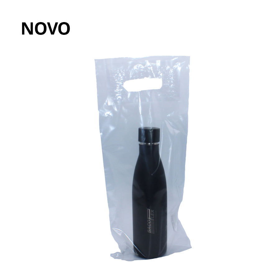 Bolsas de Plástico Corte Judía Baja Densidad (BD) con Refuerzo para Botella - Cristal