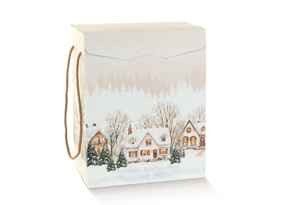 Caixas Segreto com Cordão - Multicor - "Christmas Village" -