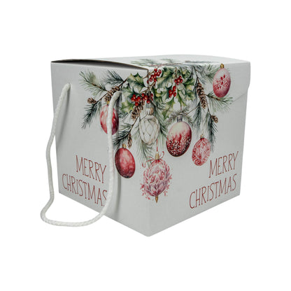 Caixas com Cordão - Branco, Vermelho e Branco - "Addobbi di Natale"