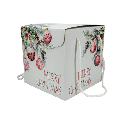 Caixas com Cordão - Branco, Vermelho e Branco - "Addobbi di Natale"