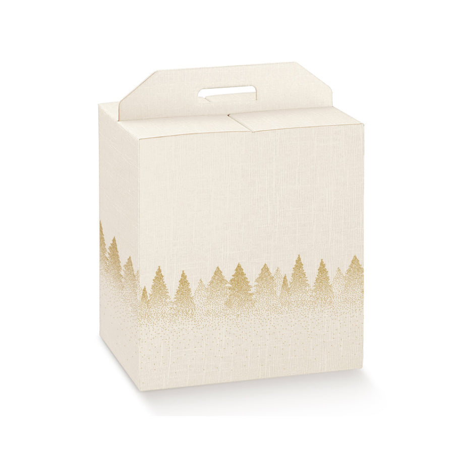 Hamper Box - White - "White Forest"