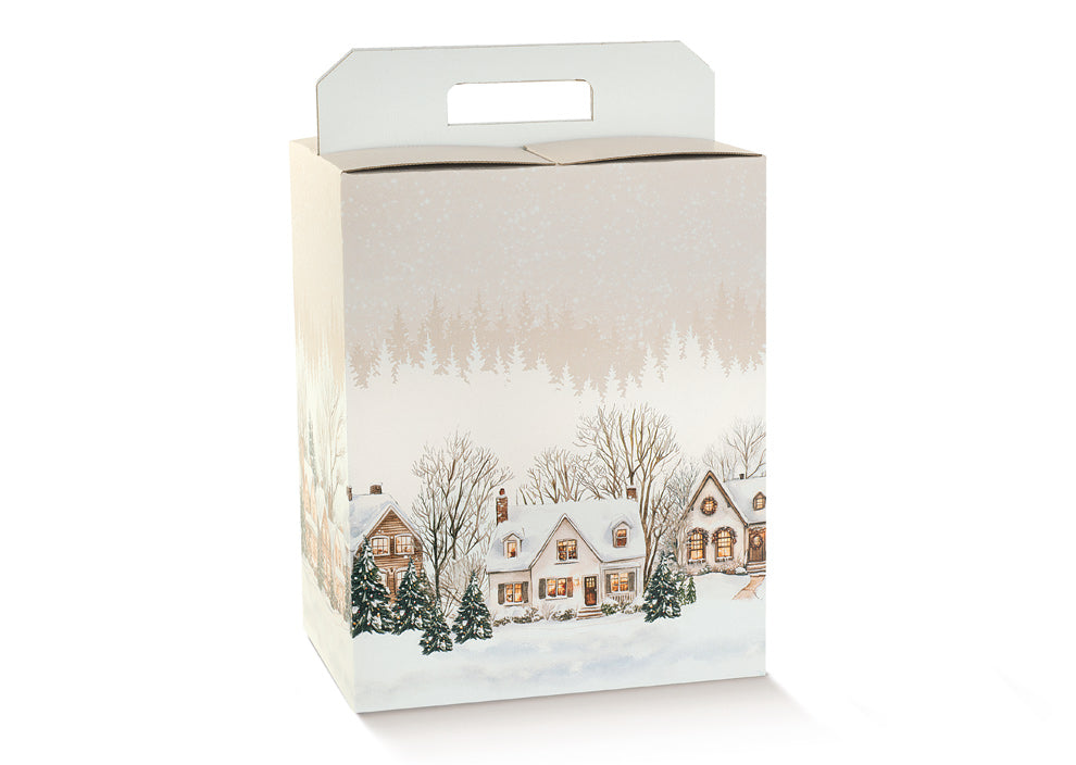 Hamper Box - Multicoloured - "Christmas Village"