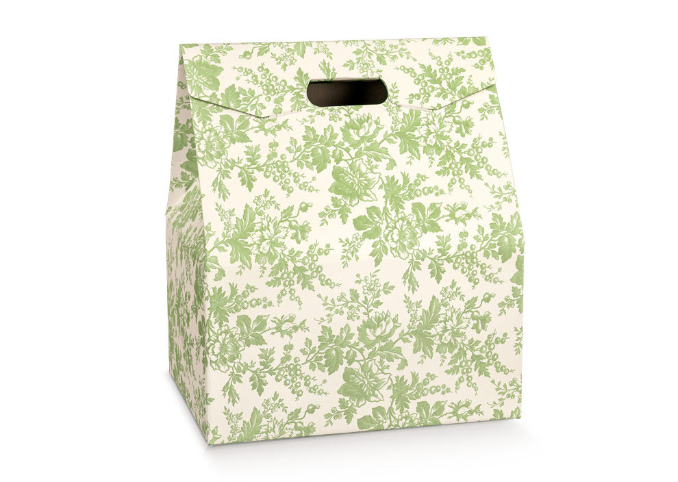 Hamper Box "Baulotto" - Green - "Jouy Verdino"