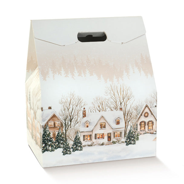 Cesta de Navidad Baulotto - Multicolor - "Christmas Village"