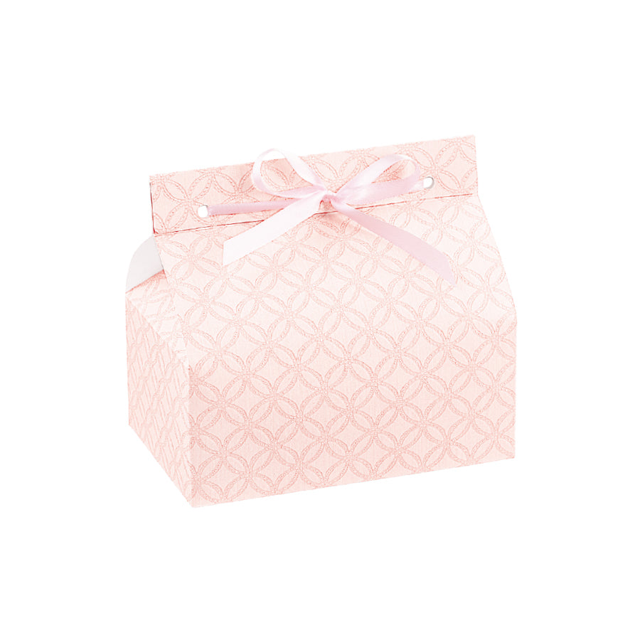 Caixas Chic com Furos - Rosa - "Matelasse"