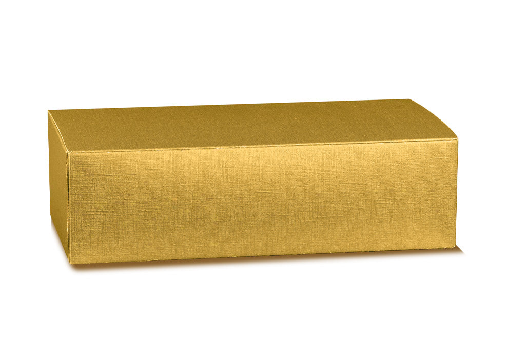Cajas individuales para botellas - Oro - "Fibra"