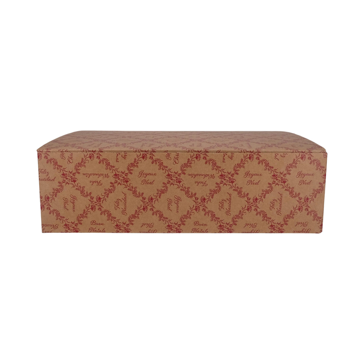 Cajas Únicas para Botellas - Kraft y Rojo - "Royal Garden"