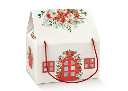 Caixa Casa com Cordão - Branco - "Little Houses"