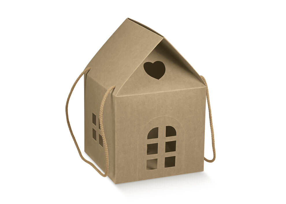 House Box with Cord - Kraft - "Avana"