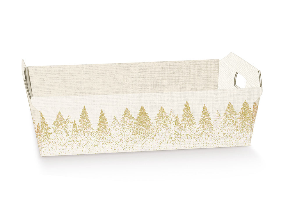 Cesta Cesto Cónico con Asa - Blanco - "White Forest"