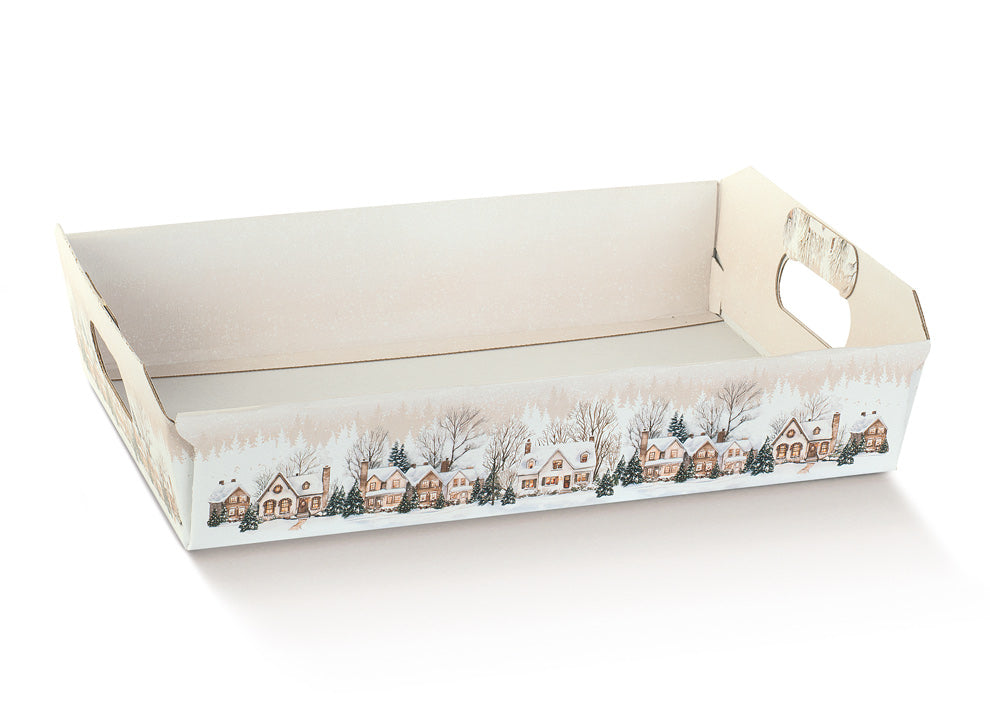 Cesta con asa Incollato - Multicolor - "Christmas Village"