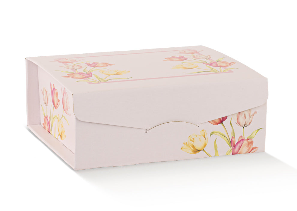 Gift Box - Pink - "Tulips"