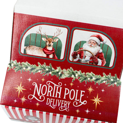 "North Pole" Multicoloured Van Box with Cord