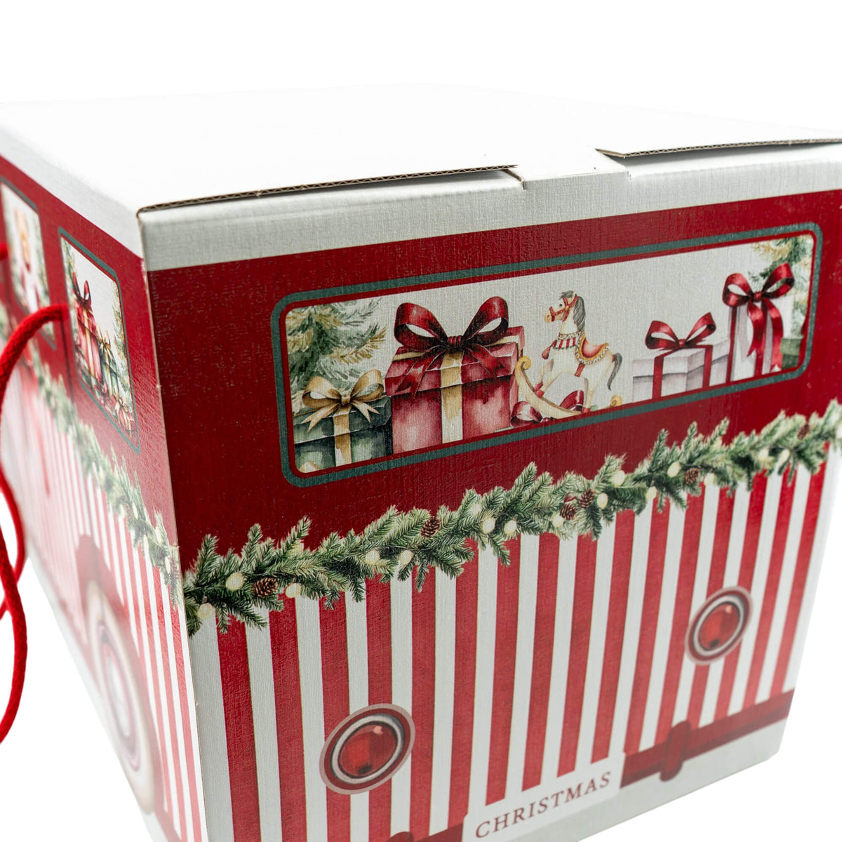"North Pole" Multicoloured Van Box with Cord