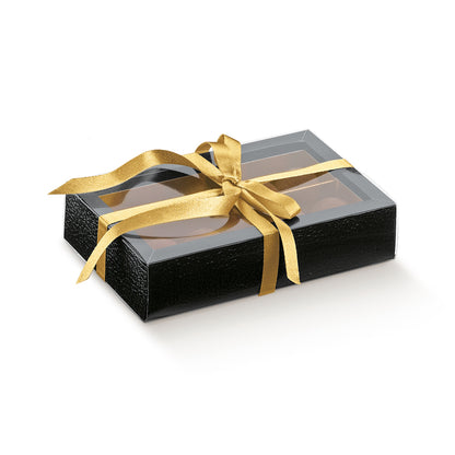 Caixas em PVC com Manga e Separadores - Preto - "Pele"