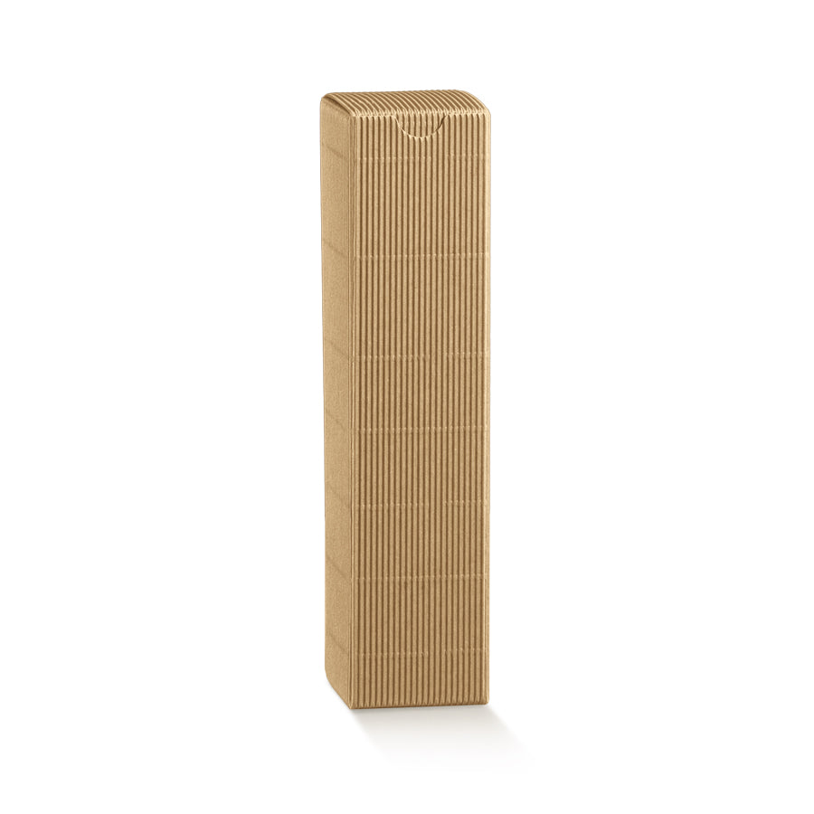 Cajas para Botellas Pequeñas - Kraft - "Onda Avana"