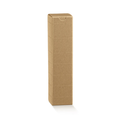 Cajas para Botellas Pequeñas - Kraft - "Onda Avana"