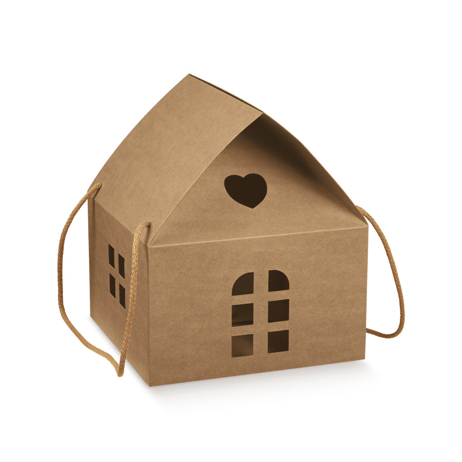 House Box with Cord - Kraft - "Avana"